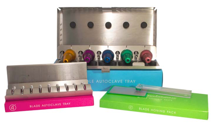 Guld sæt med korte håndtag